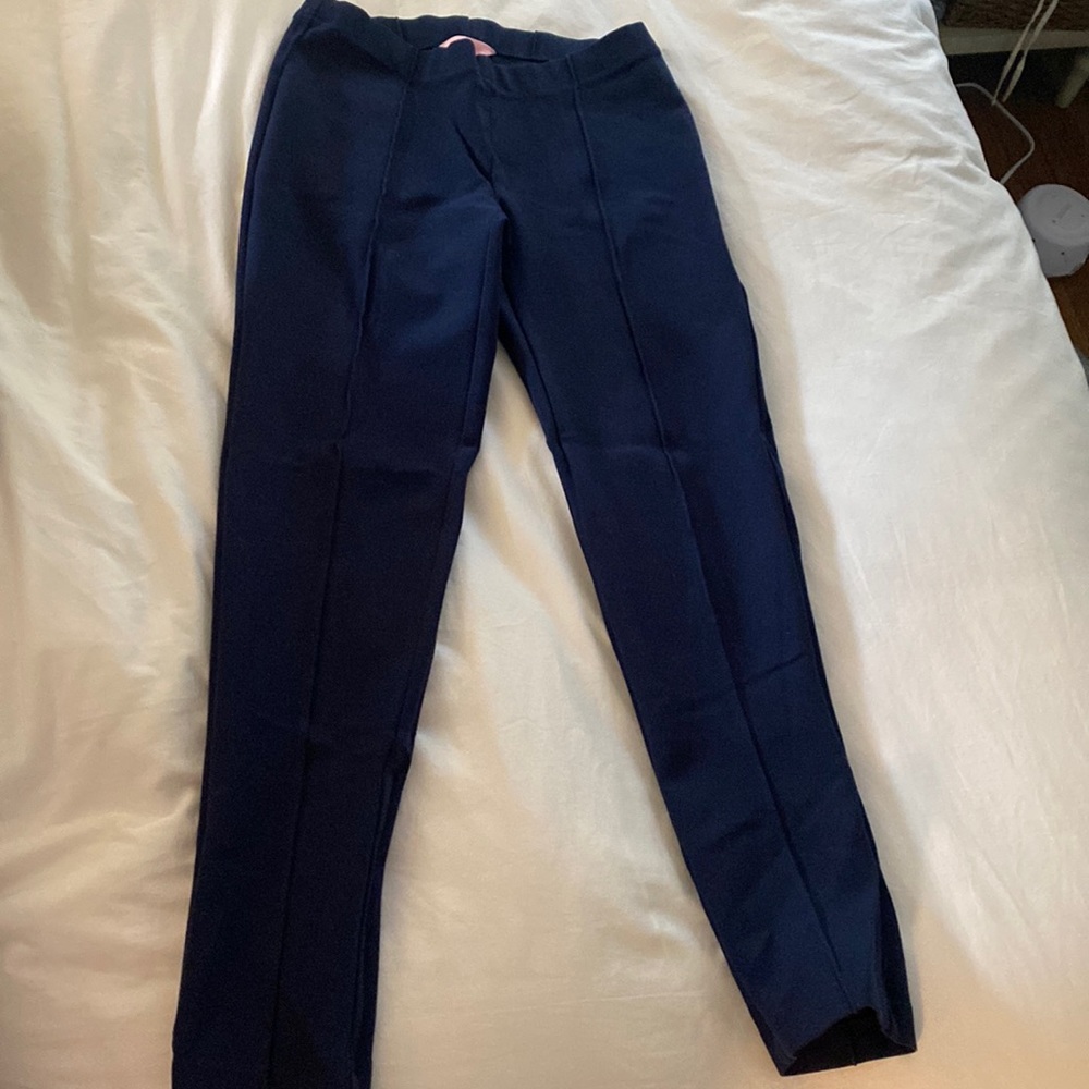 Lilly Pulitzer Navy Blue Spandex Dress Pants Size Small